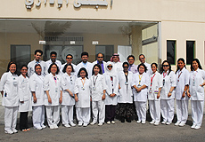 فريق عمل إدارة طب الأسنان في مستشفى الإمام عبدالرحمن بن فيصل بالدمام