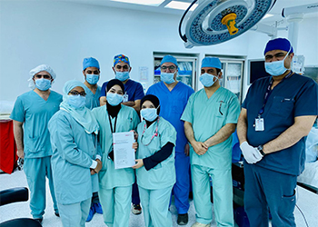 Prince Mohammed Bin Abdulaziz Hospital Successfully Conducts an Implantable Hearing Aid Surgery